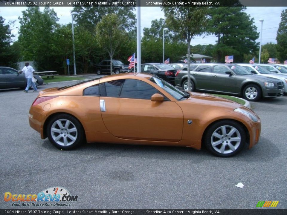 2004 Nissan 350Z Touring Coupe Le Mans Sunset Metallic / Burnt Orange Photo #5