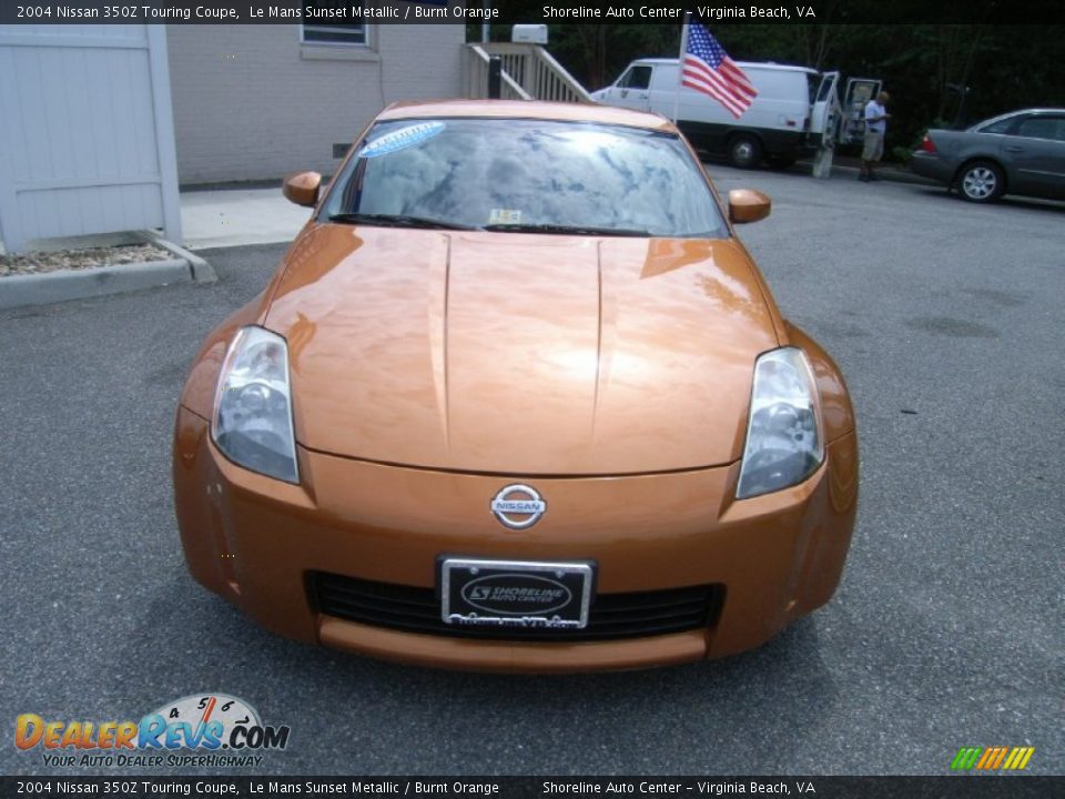 2004 Nissan 350Z Touring Coupe Le Mans Sunset Metallic / Burnt Orange Photo #7