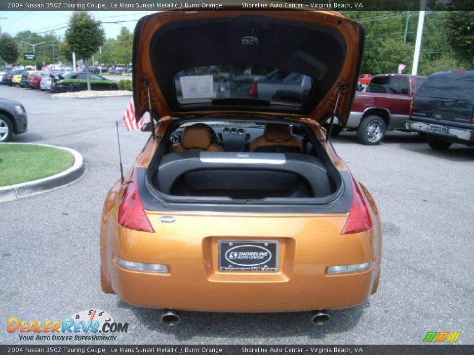 2004 Nissan 350Z Touring Coupe Le Mans Sunset Metallic / Burnt Orange Photo #8