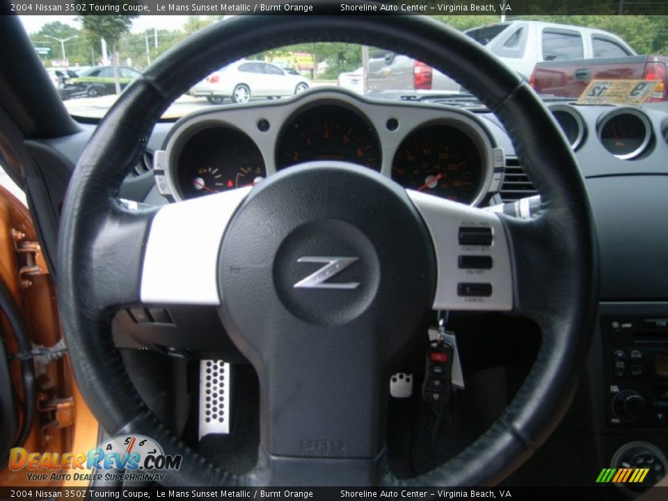 2004 Nissan 350Z Touring Coupe Le Mans Sunset Metallic / Burnt Orange Photo #14