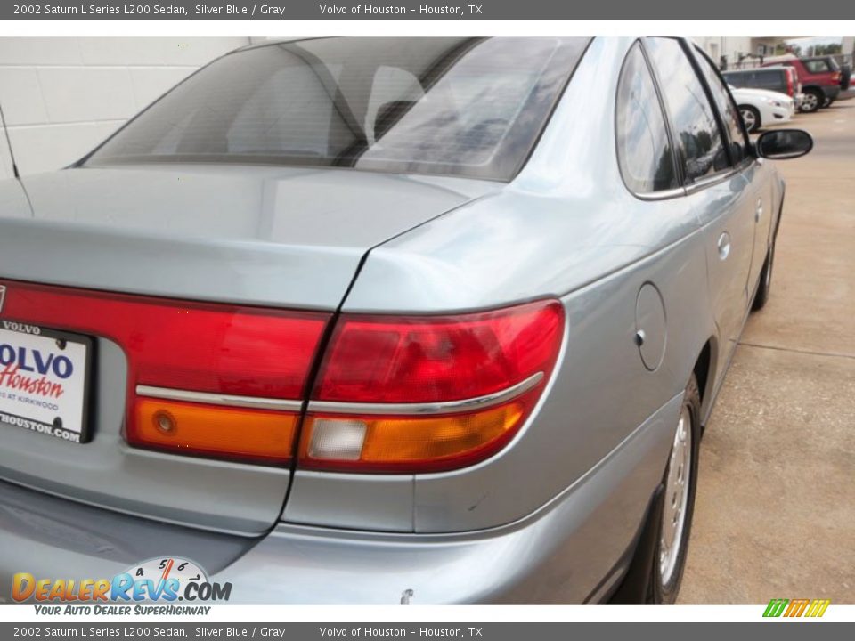 2002 Saturn L Series L200 Sedan Silver Blue / Gray Photo #10