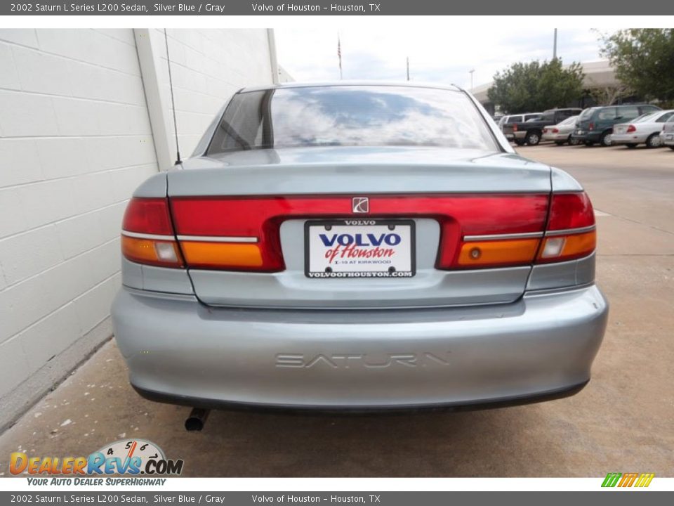 2002 Saturn L Series L200 Sedan Silver Blue / Gray Photo #11