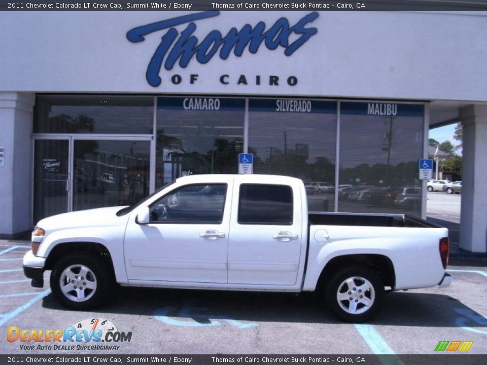 2011 Chevrolet Colorado LT Crew Cab Summit White / Ebony Photo #1