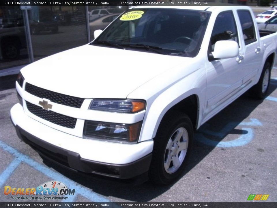 2011 Chevrolet Colorado LT Crew Cab Summit White / Ebony Photo #2