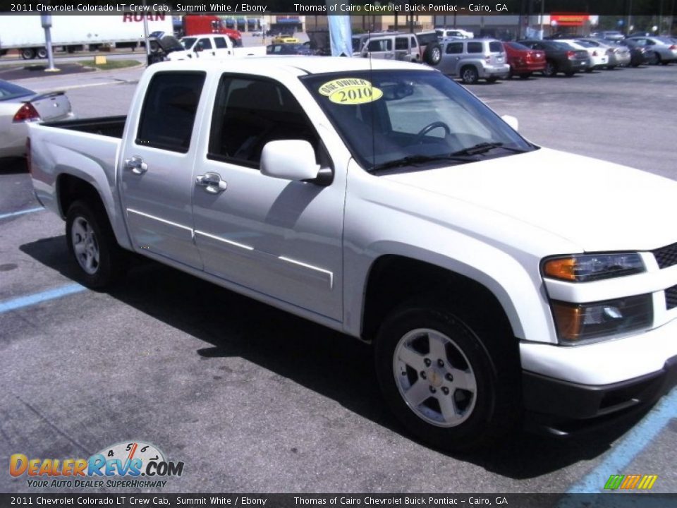 2011 Chevrolet Colorado LT Crew Cab Summit White / Ebony Photo #4