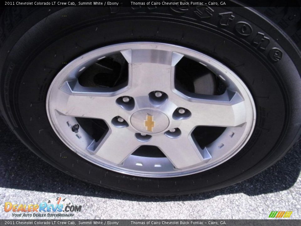 2011 Chevrolet Colorado LT Crew Cab Summit White / Ebony Photo #5