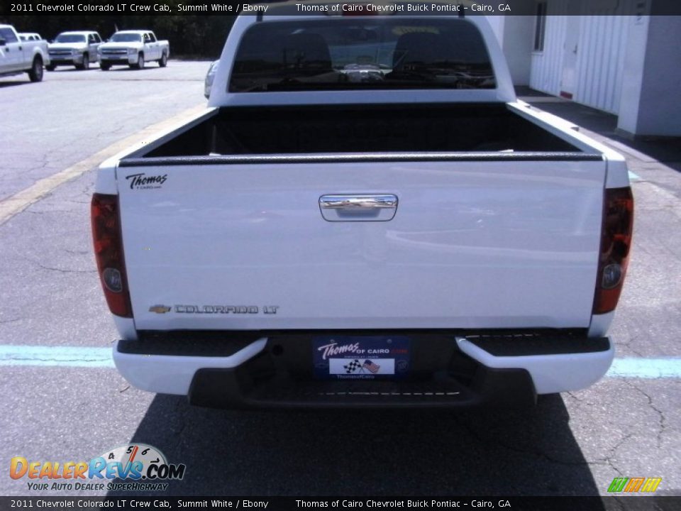 2011 Chevrolet Colorado LT Crew Cab Summit White / Ebony Photo #6
