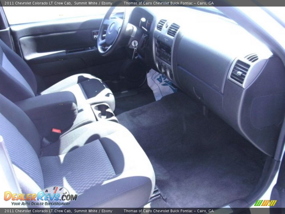 2011 Chevrolet Colorado LT Crew Cab Summit White / Ebony Photo #12
