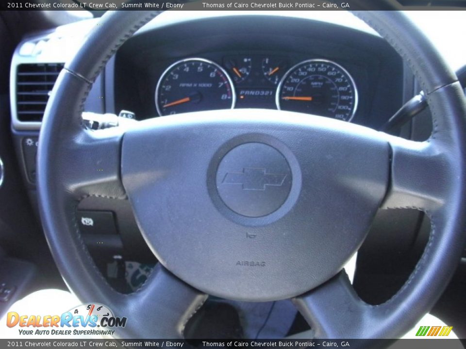 2011 Chevrolet Colorado LT Crew Cab Summit White / Ebony Photo #17