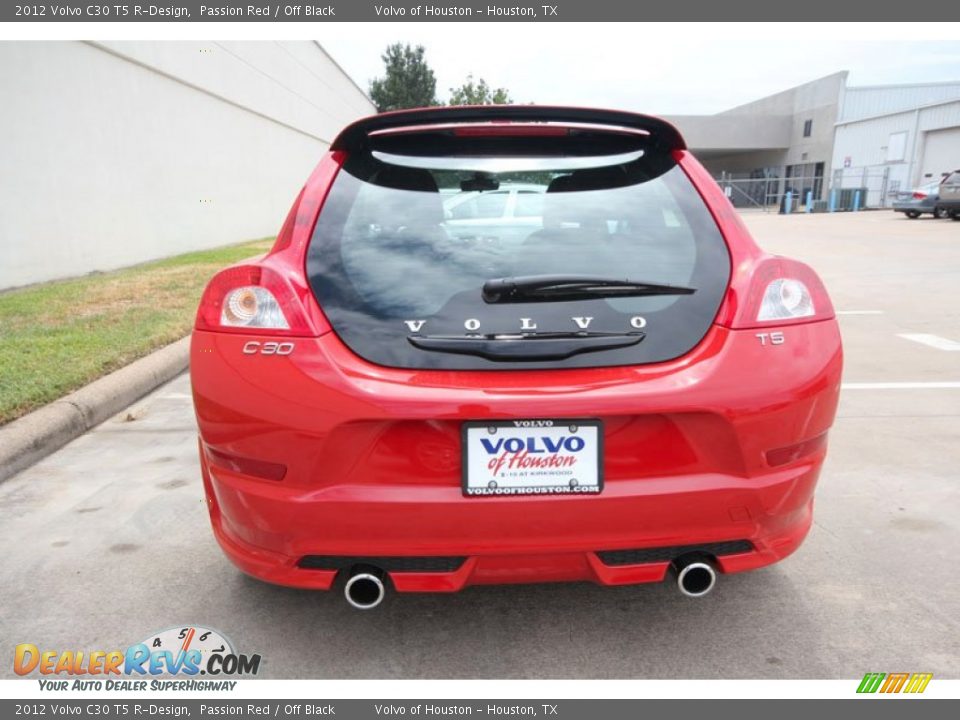 2012 Volvo C30 T5 R-Design Passion Red / Off Black Photo #10