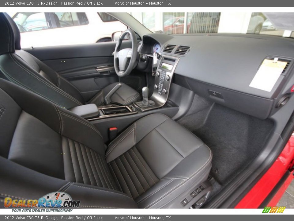 Off Black Interior - 2012 Volvo C30 T5 R-Design Photo #17