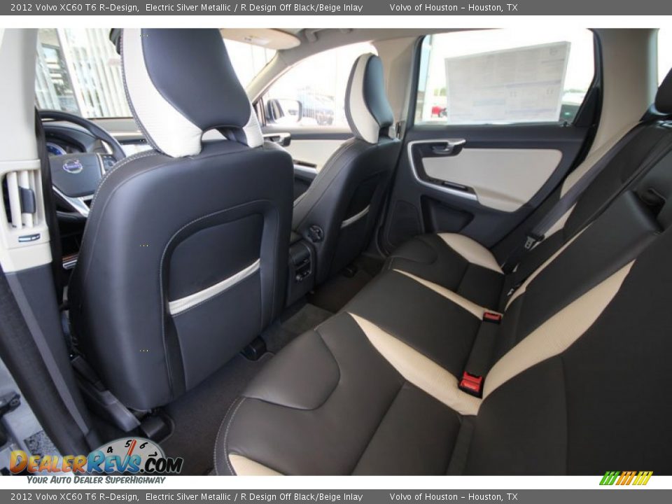 R Design Off Black/Beige Inlay Interior - 2012 Volvo XC60 T6 R-Design Photo #17