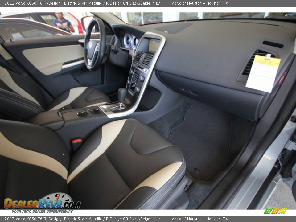 R Design Off Black/Beige Inlay Interior - 2012 Volvo XC60 T6 R-Design Photo #25