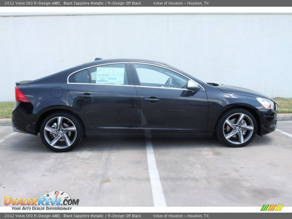 Black Sapphire Metallic 2012 Volvo S60 R-Design AWD Photo #2