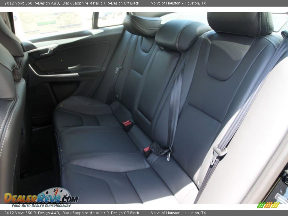2012 Volvo S60 R-Design AWD Black Sapphire Metallic / R-Design Off Black Photo #6