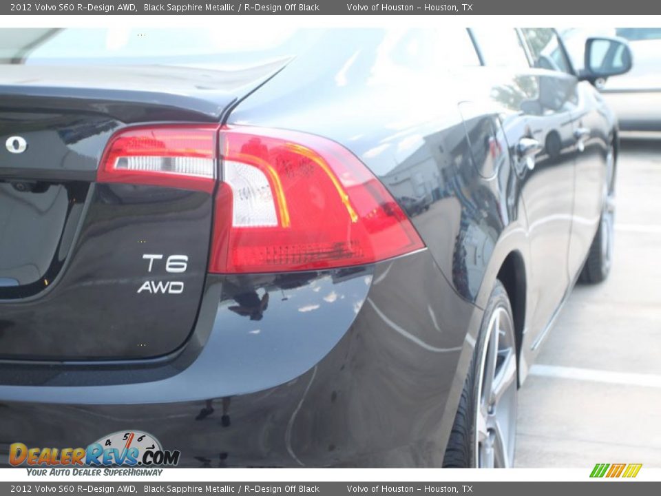 2012 Volvo S60 R-Design AWD Black Sapphire Metallic / R-Design Off Black Photo #9