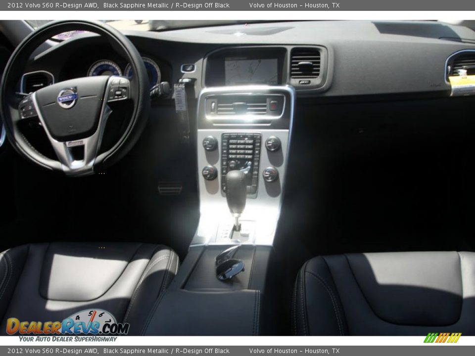 2012 Volvo S60 R-Design AWD Black Sapphire Metallic / R-Design Off Black Photo #15