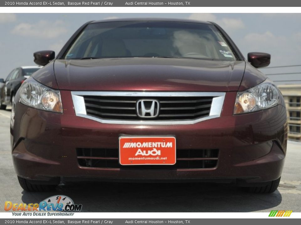 2010 Honda Accord EX-L Sedan Basque Red Pearl / Gray Photo #2
