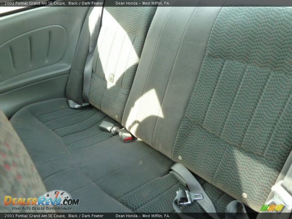 2001 Pontiac Grand Am SE Coupe Black / Dark Pewter Photo #11