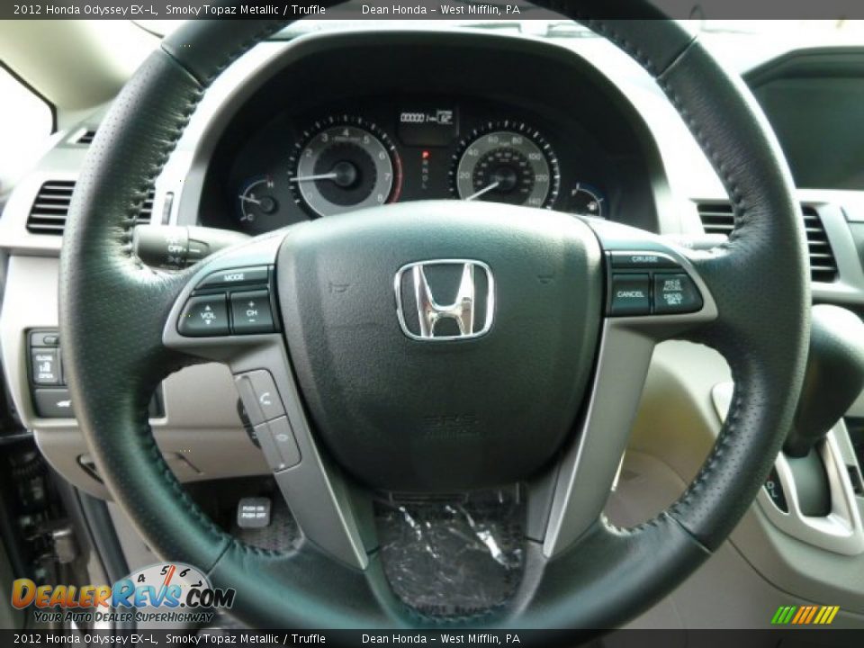 2012 Honda Odyssey EX-L Steering Wheel Photo #17