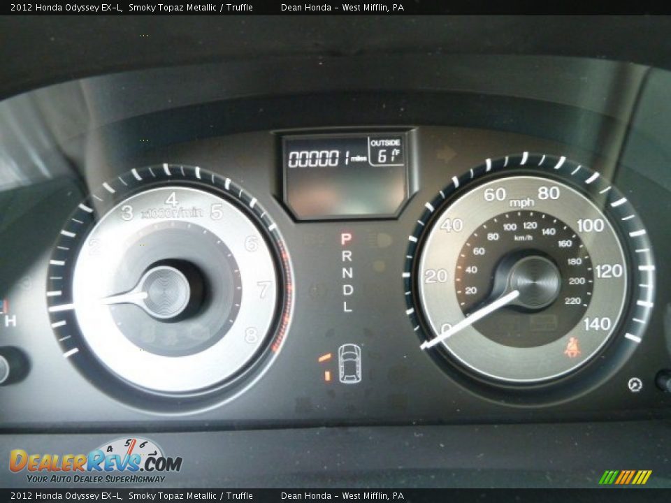 2012 Honda Odyssey EX-L Gauges Photo #19
