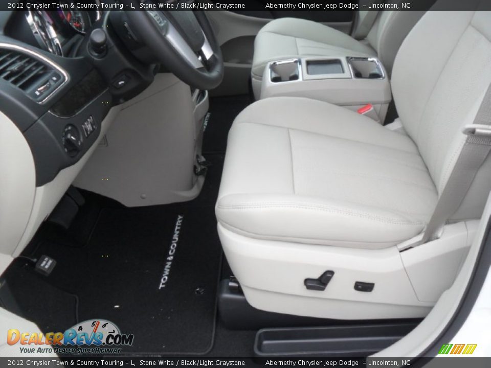 Black Light Graystone Interior 2012 Chrysler Town