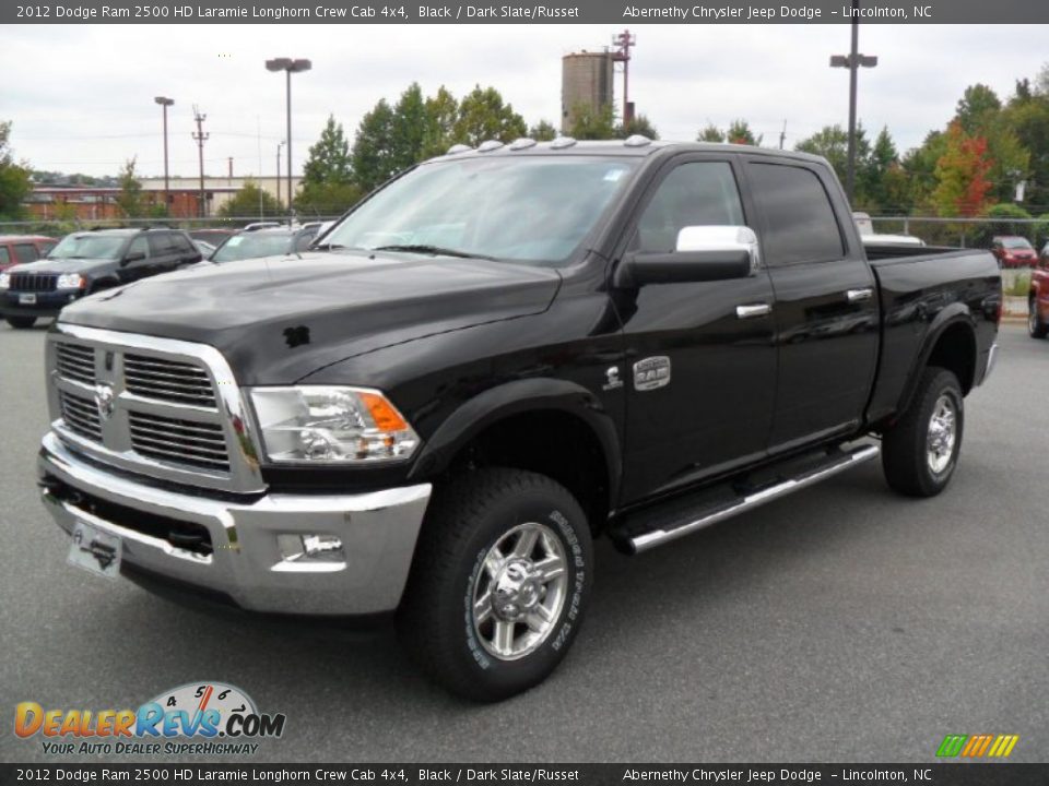 Black 2012 Dodge Ram 2500 HD Laramie Longhorn Crew Cab 4x4 Photo #1