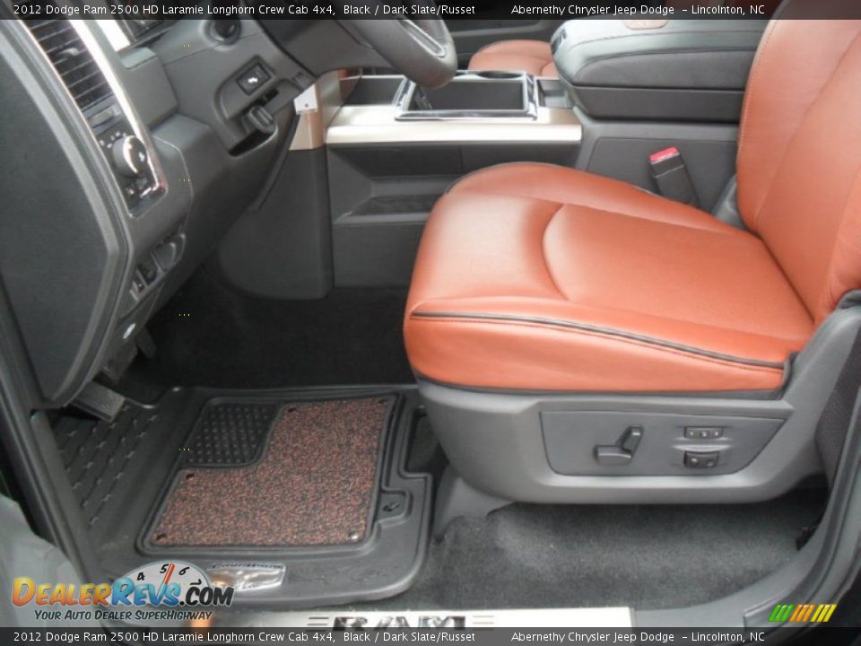 Dark Slate/Russet Interior - 2012 Dodge Ram 2500 HD Laramie Longhorn Crew Cab 4x4 Photo #7