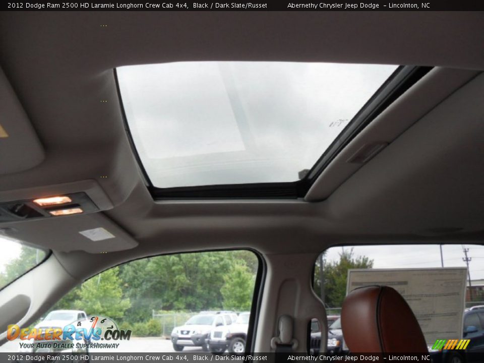 2012 Dodge Ram 2500 HD Laramie Longhorn Crew Cab 4x4 Black / Dark Slate/Russet Photo #9