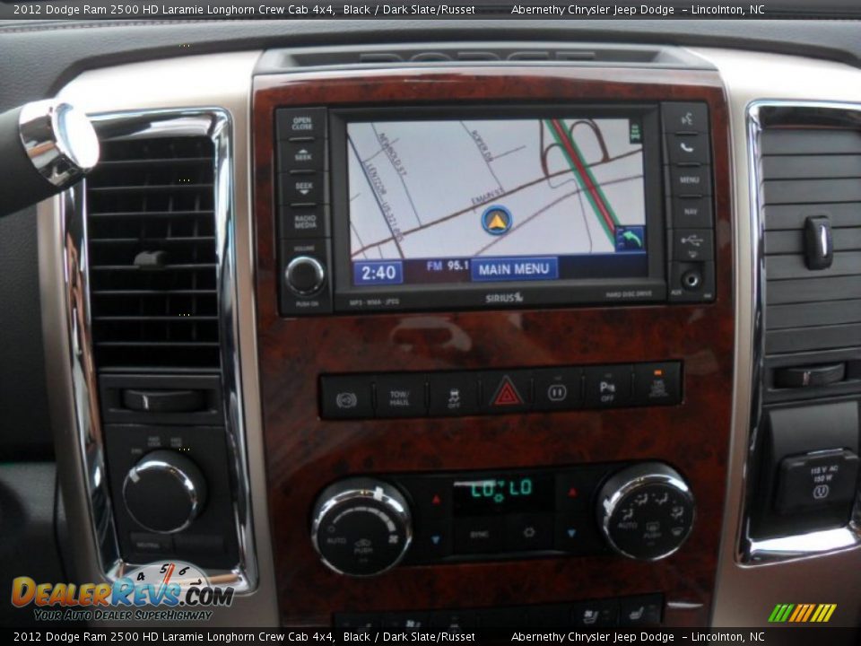 Navigation of 2012 Dodge Ram 2500 HD Laramie Longhorn Crew Cab 4x4 Photo #13