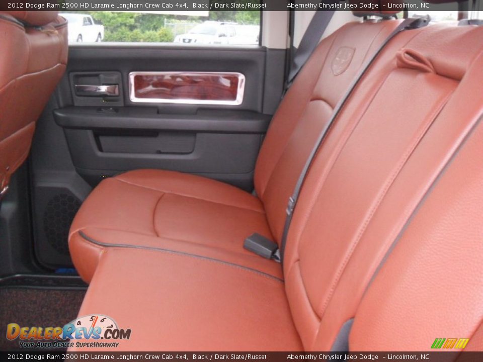 Dark Slate/Russet Interior - 2012 Dodge Ram 2500 HD Laramie Longhorn Crew Cab 4x4 Photo #16