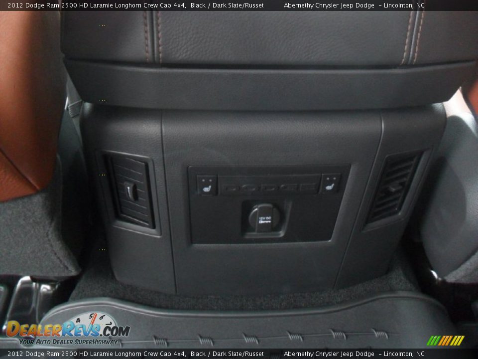 2012 Dodge Ram 2500 HD Laramie Longhorn Crew Cab 4x4 Black / Dark Slate/Russet Photo #17