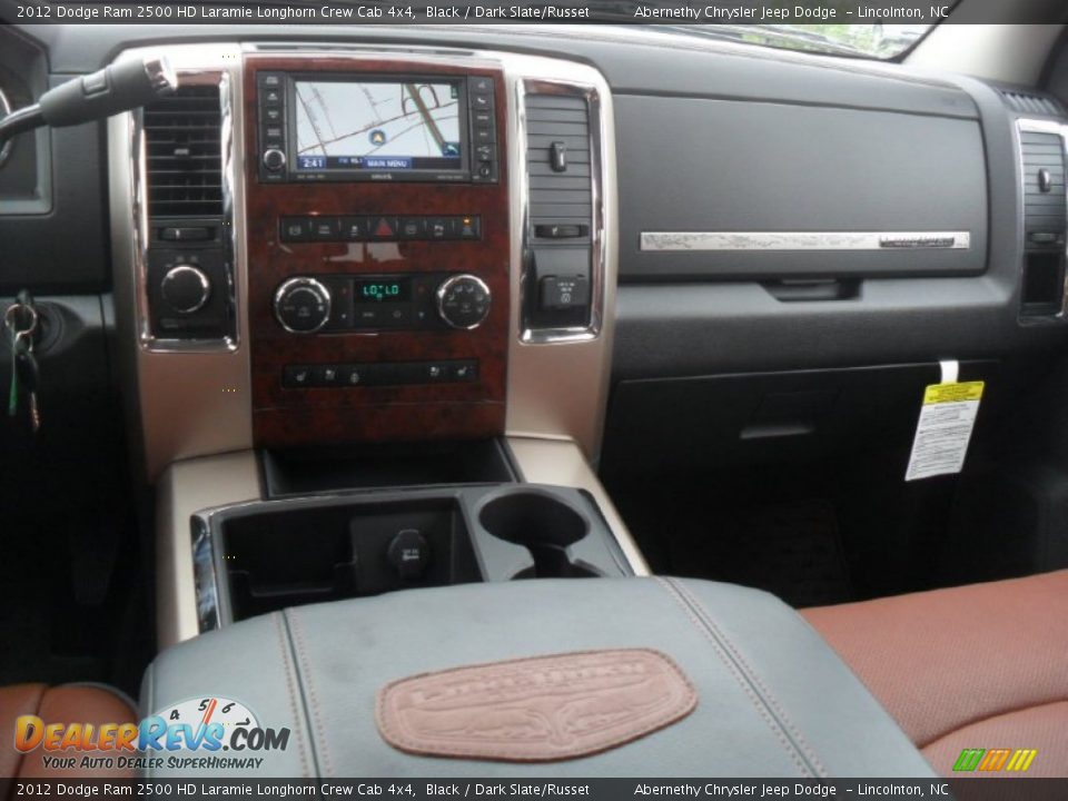 Dashboard of 2012 Dodge Ram 2500 HD Laramie Longhorn Crew Cab 4x4 Photo #18
