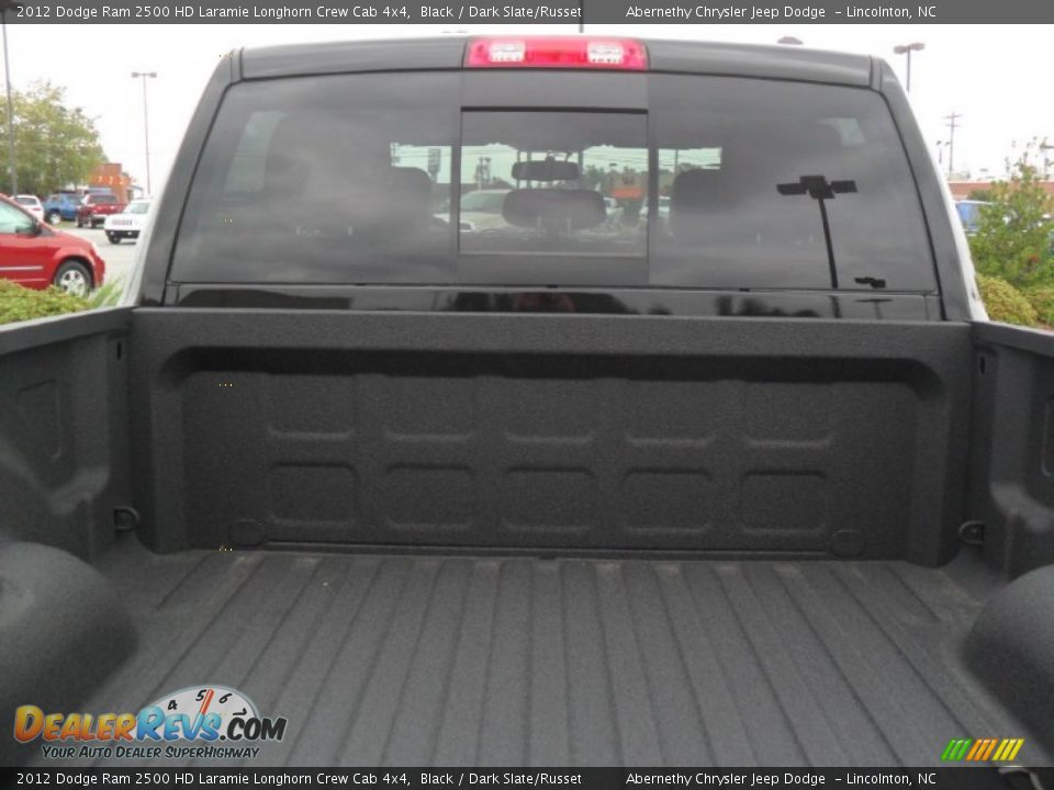 2012 Dodge Ram 2500 HD Laramie Longhorn Crew Cab 4x4 Black / Dark Slate/Russet Photo #20
