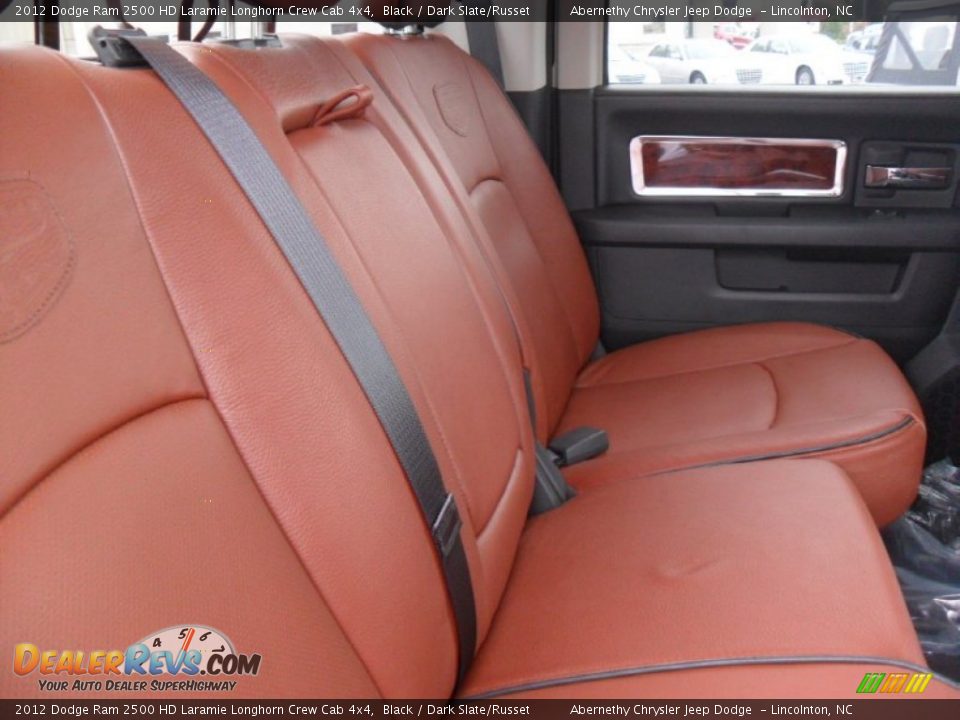 Dark Slate/Russet Interior - 2012 Dodge Ram 2500 HD Laramie Longhorn Crew Cab 4x4 Photo #21