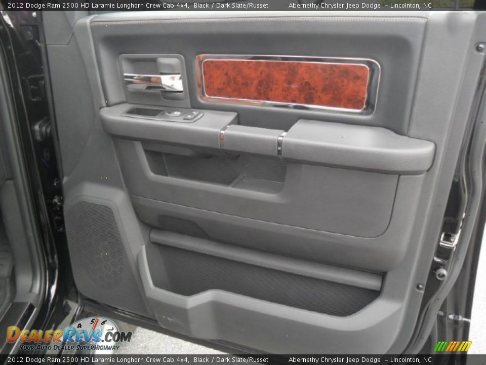 Door Panel of 2012 Dodge Ram 2500 HD Laramie Longhorn Crew Cab 4x4 Photo #24