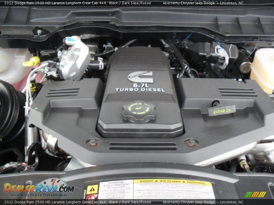 2012 Dodge Ram 2500 HD Laramie Longhorn Crew Cab 4x4 6.7 Liter OHV 24-Valve Cummins VGT Turbo-Diesel Inline 6 Cylinder Engine Photo #27