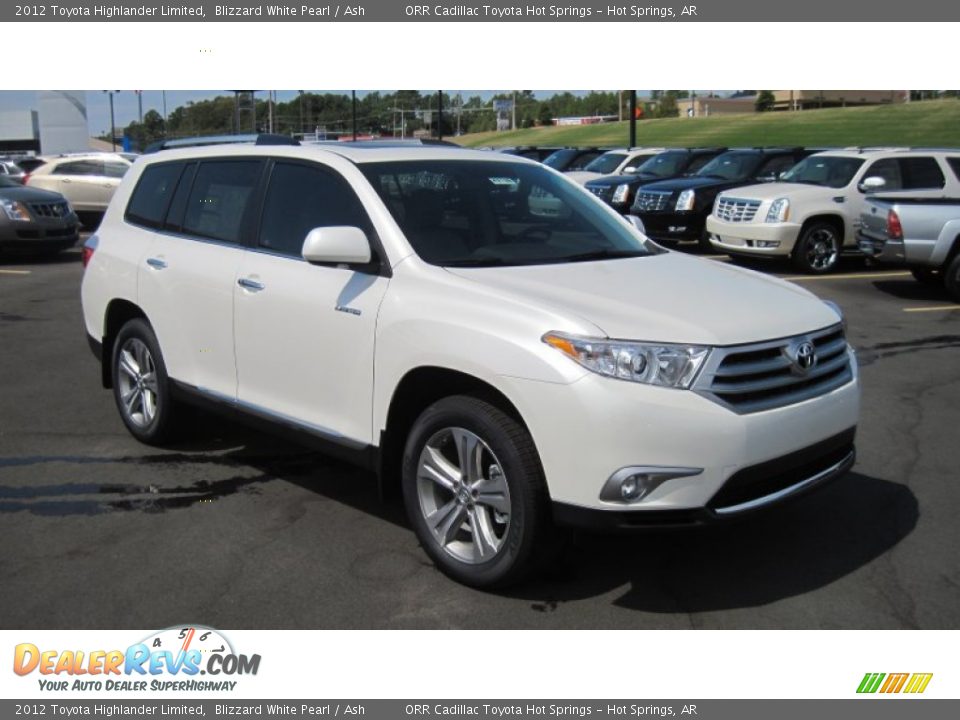 2012 toyota highlander limited blizzard pearl #7