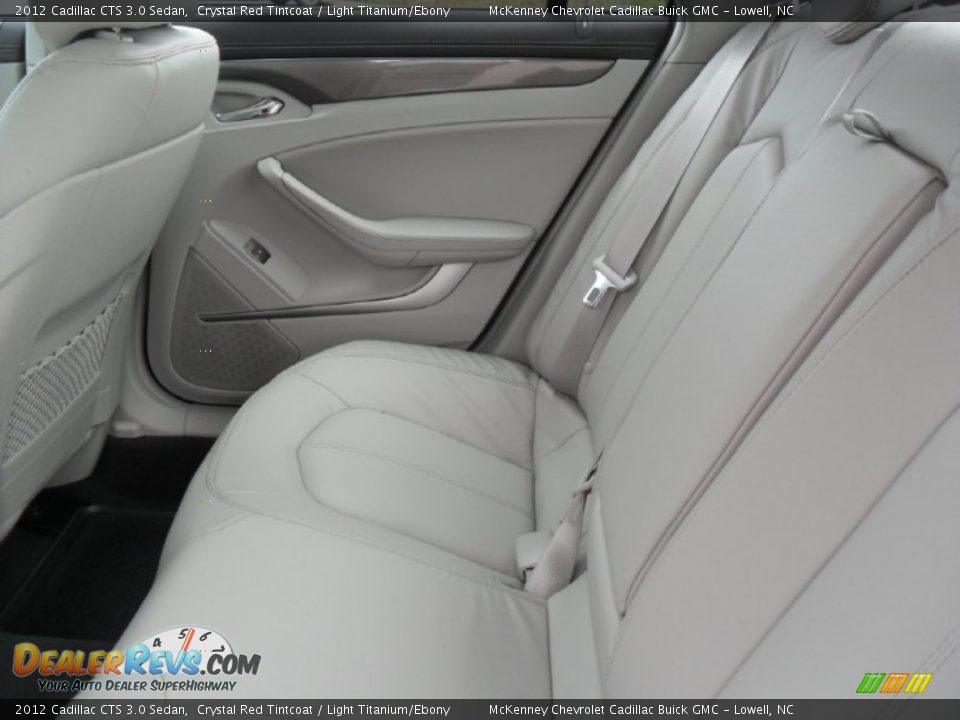 2012 Cadillac CTS 3.0 Sedan Crystal Red Tintcoat / Light Titanium/Ebony Photo #13