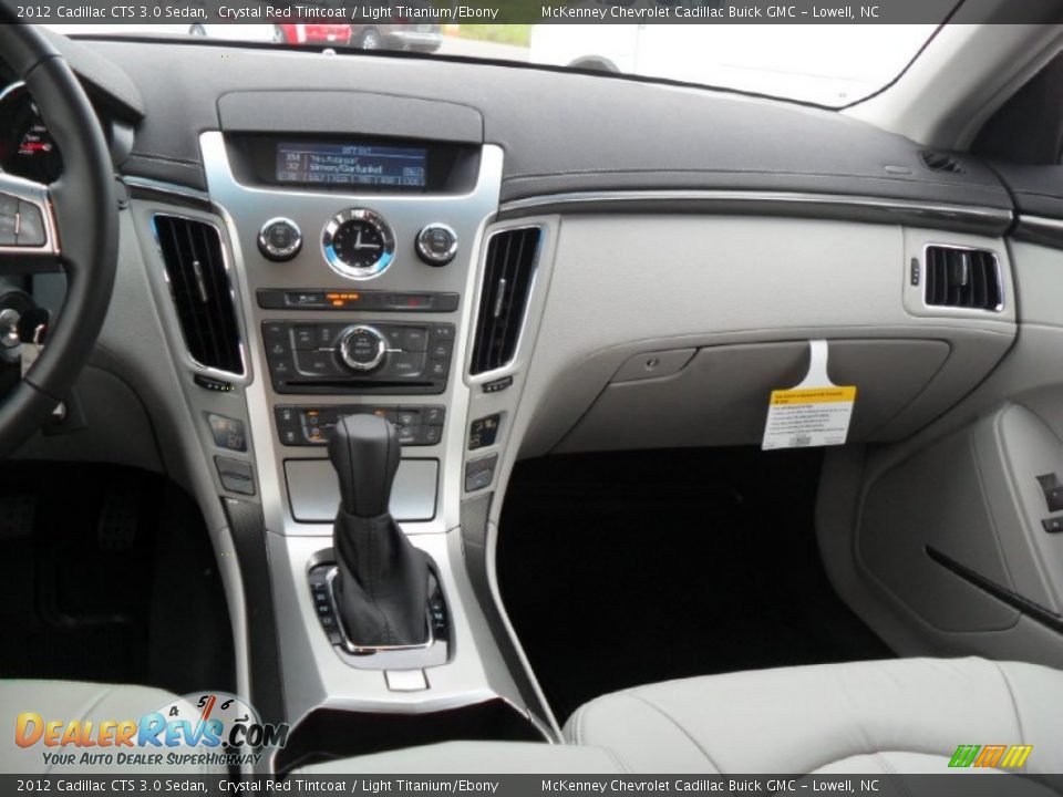 2012 Cadillac CTS 3.0 Sedan Crystal Red Tintcoat / Light Titanium/Ebony Photo #15