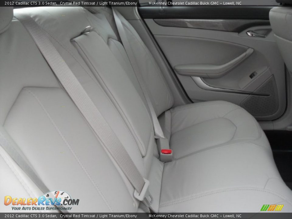 2012 Cadillac CTS 3.0 Sedan Crystal Red Tintcoat / Light Titanium/Ebony Photo #17