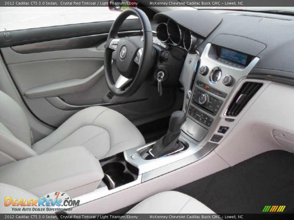 Light Titanium/Ebony Interior - 2012 Cadillac CTS 3.0 Sedan Photo #19