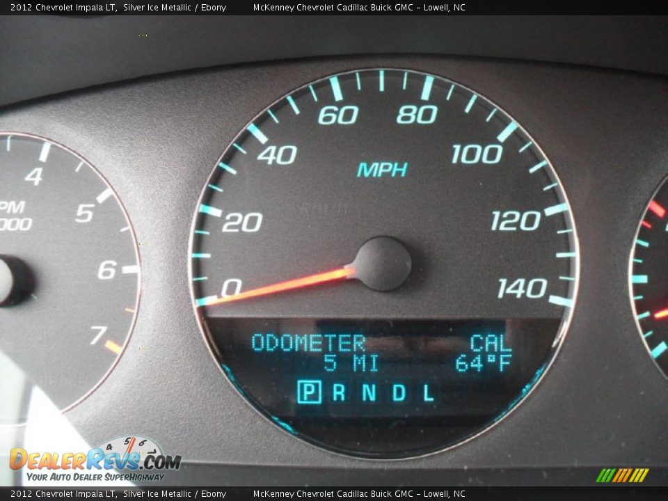 2012 Chevrolet Impala LT Silver Ice Metallic / Ebony Photo #12