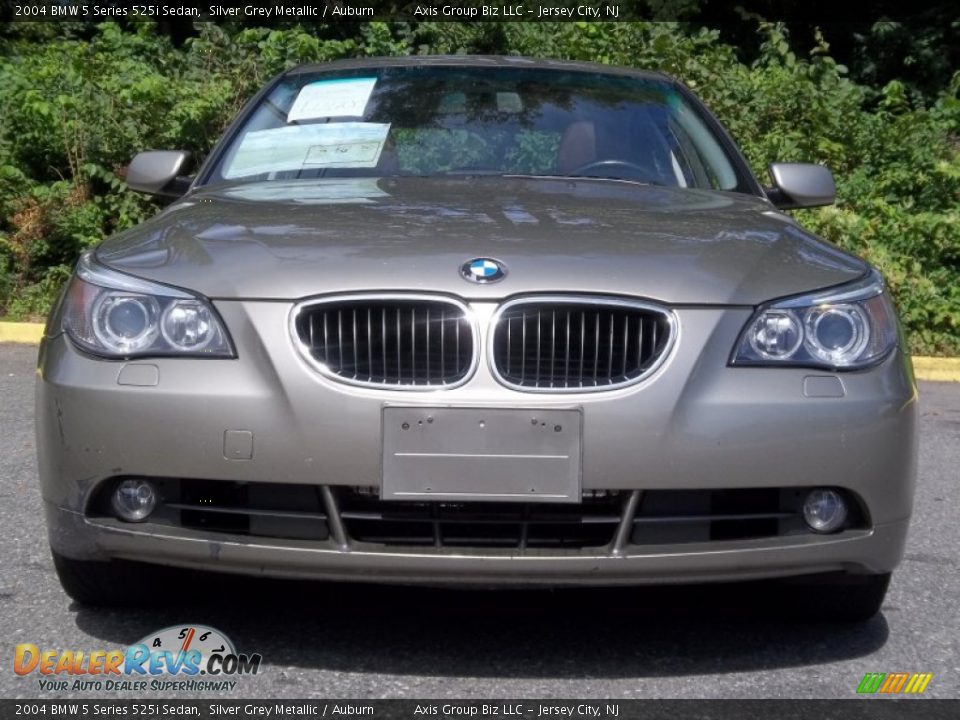 2004 BMW 5 Series 525i Sedan Silver Grey Metallic / Auburn Photo #27