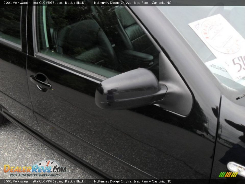 2001 Volkswagen Jetta GLX VR6 Sedan Black / Black Photo #23