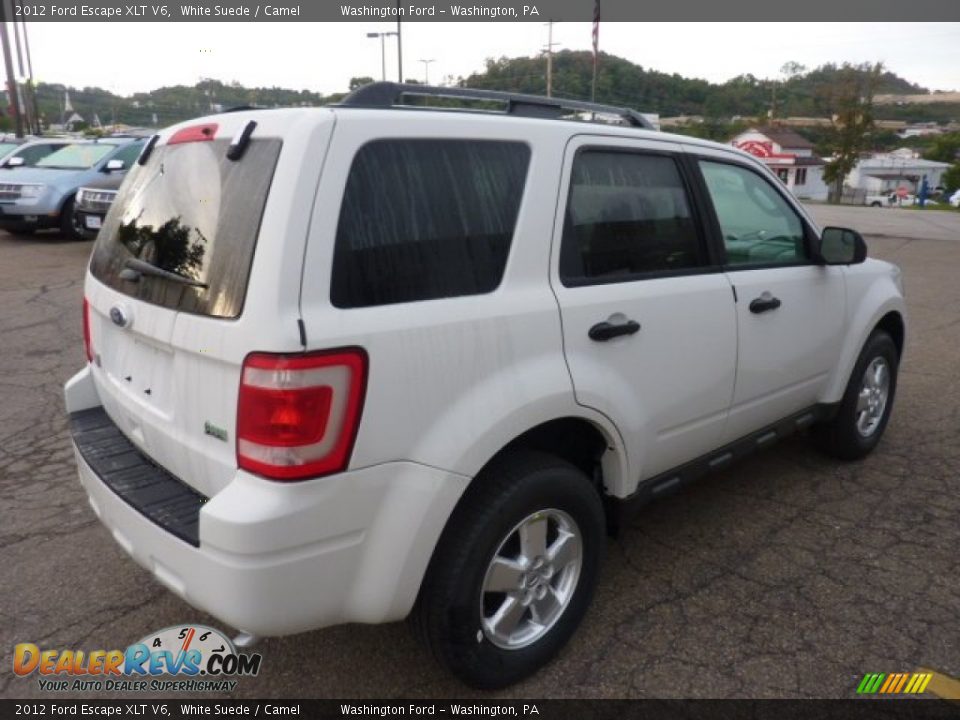 White Suede 2012 Ford Escape XLT V6 Photo #4
