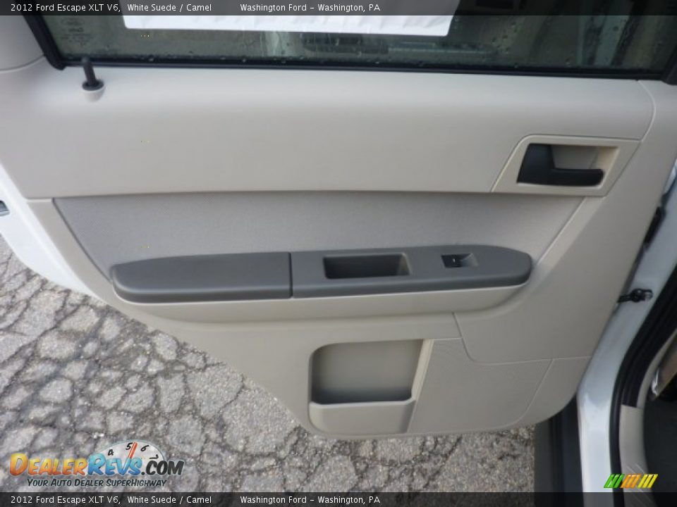 2012 Ford Escape XLT V6 White Suede / Camel Photo #13