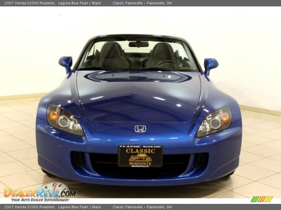 2007 Honda S2000 Roadster Laguna Blue Pearl / Black Photo #2