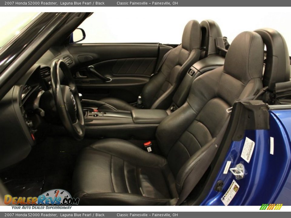 Black Interior - 2007 Honda S2000 Roadster Photo #8