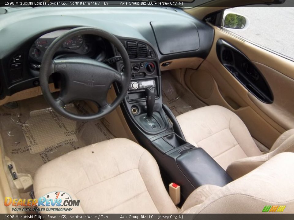 Tan Interior 1998 Mitsubishi Eclipse Spyder Gs Photo 8